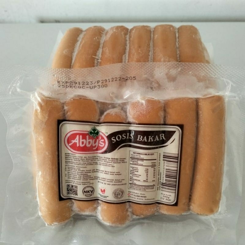 

sosis bakar ayam ABBY'S 500 gram isi 7