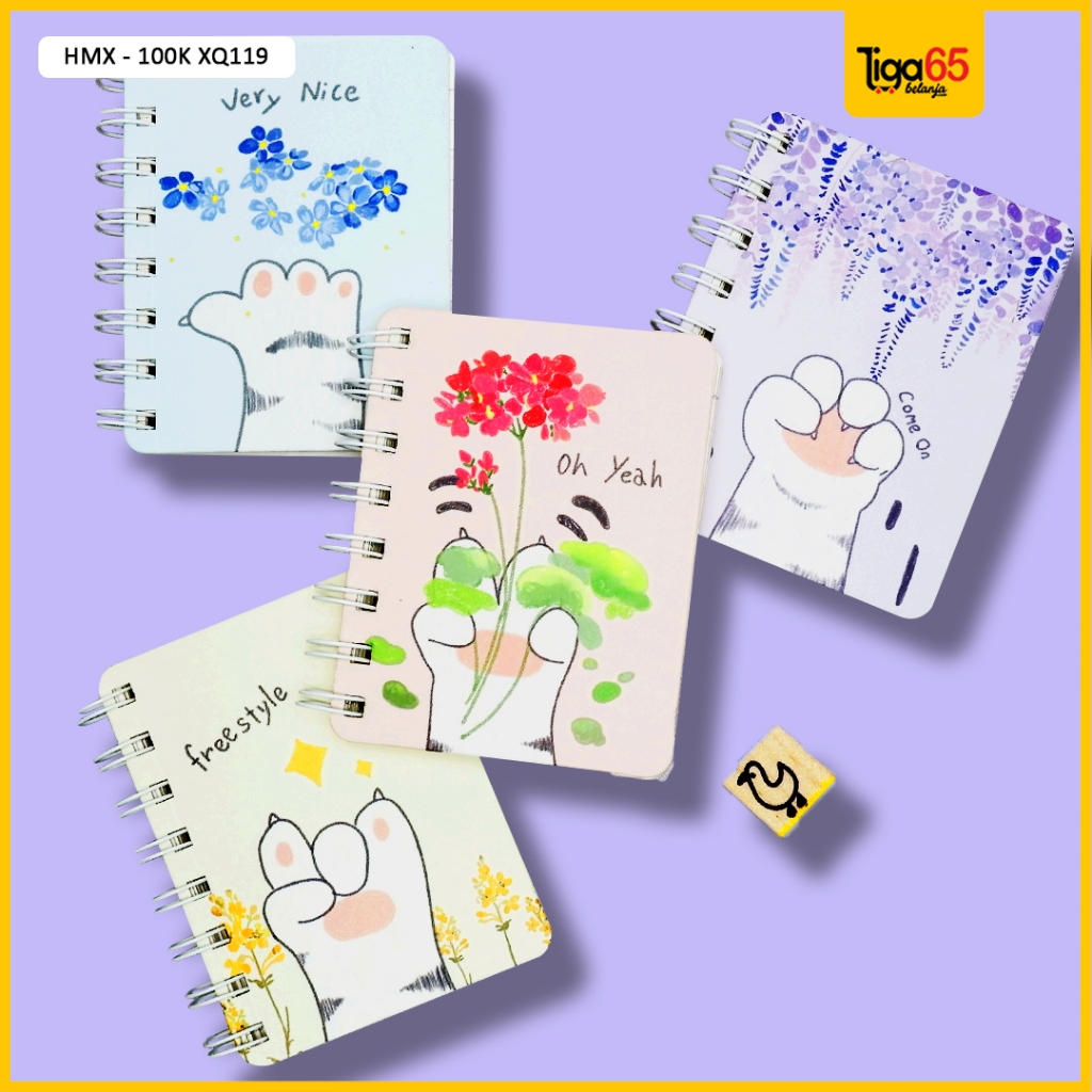 

Buku Kecil Catatan / Mini Buku Notes Kecil / Ring Book Mini A7 / Ring Book Hmx100K-Xq119
