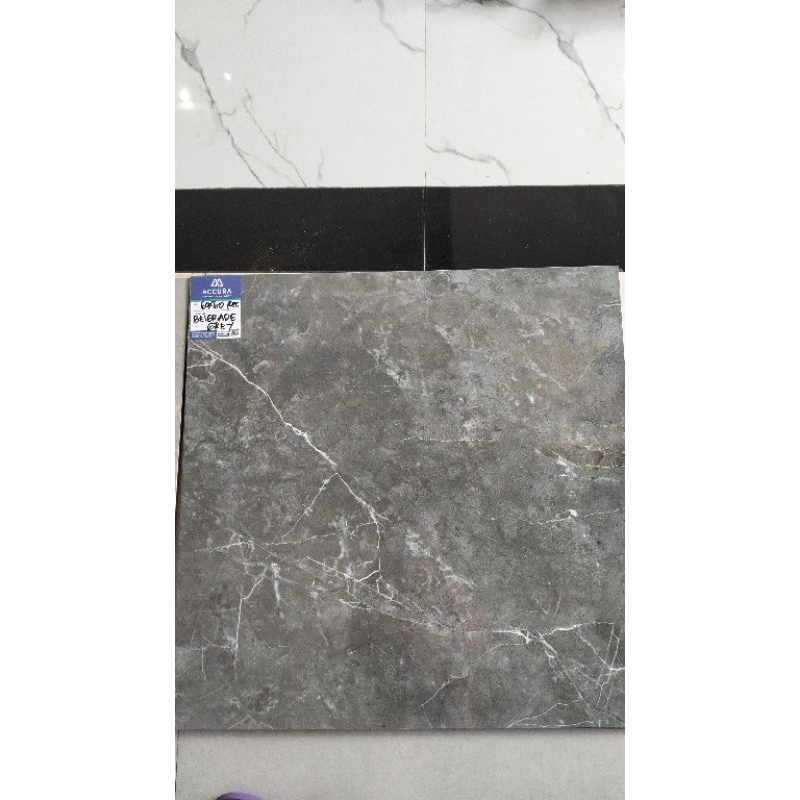Keramik Lantai Dinding Accura Beigrade Gray 60x60