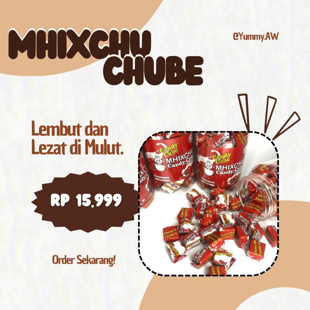 

COKLAT MHIXCHU CANDY CUBE ISI 60 PCS