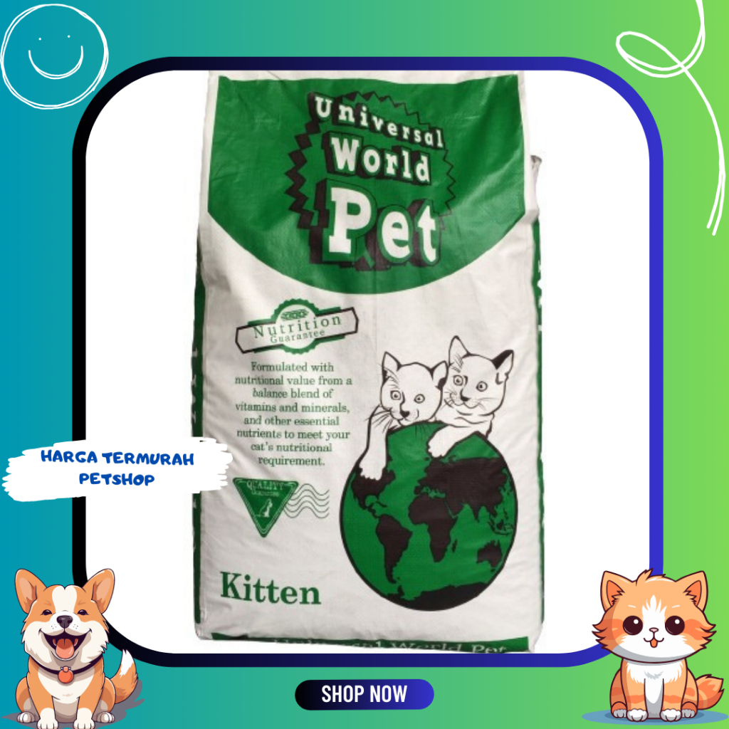 GROSIR UNIVERSAL KITTEN 20KG / UNIVERSAL ADULT TUNA 20KG