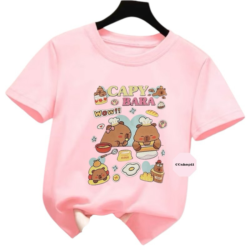 atasan kaos oblong unisex motif terbaru / baju oblong anak perempuan - laki laki untuk anak 2-10 tah