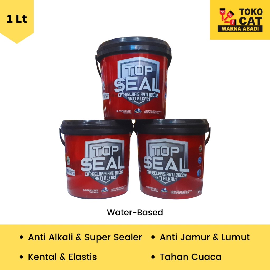 CAT PELAPIS ANTI BOCOR TOP SEAL KEMASAN 1 LITER
