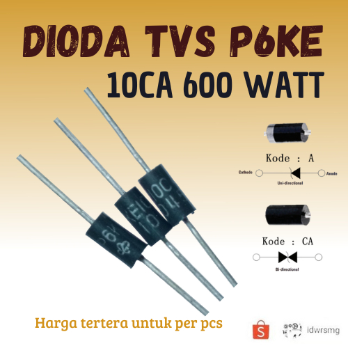P6KE10CA DIODA P6KE10 CA TVS DIODE 6KE10 CA 6KE10CA