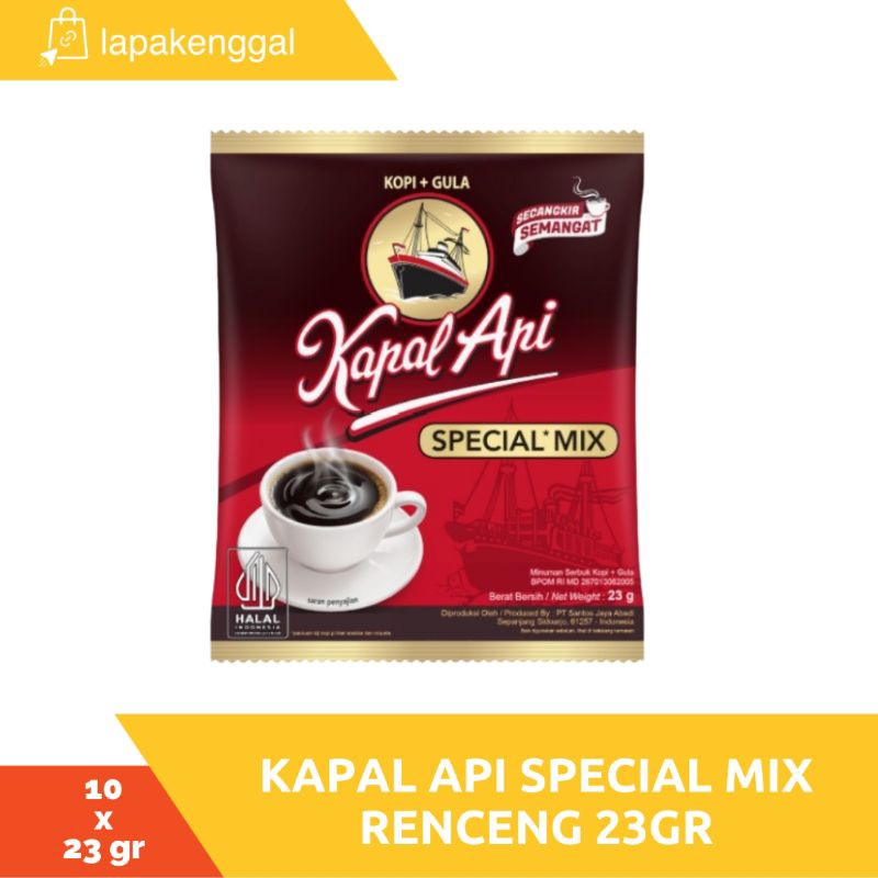 

Kopi Kapal Api Special Mix 23 gr Renceng (@10 Sachet)