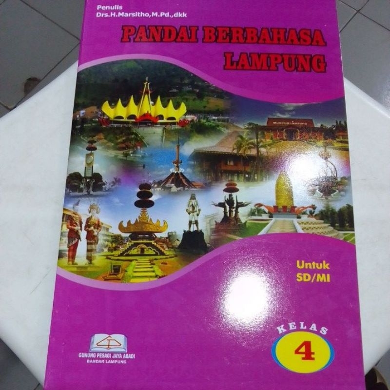 Buku Pandai Berbahasa Lampung kelas 4 SD