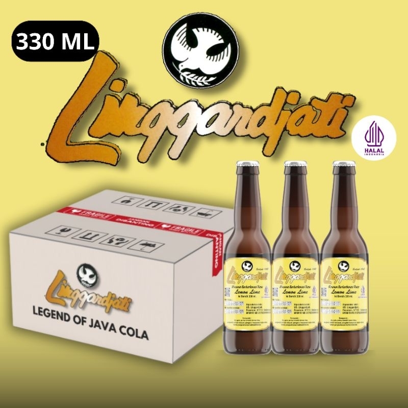 

Limun Linggarjati Lemon Lime 24 botol | Minuman Soda Jadul linggardjati 330ml halal termurah