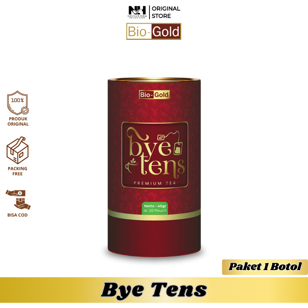 

Teh Bye Tens BIO GOLD Premium Tea Membantu Mengatasi Hipertensi Dan tekanan darah tinggi