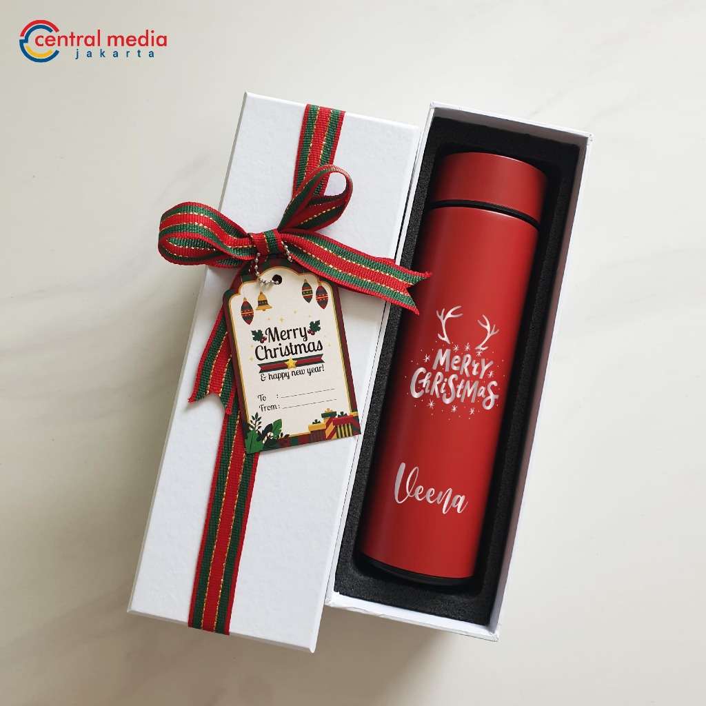 

Tumbler Natal Grafir Custom Nama + HARD BOX Hampers Christmas Gift Kado Natal Botol Minum