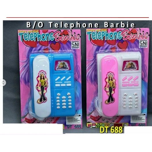 Mainan Anak Telephone Barbie DT688 - Mainan Perlengkapan Anak Anak