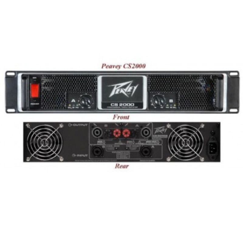 Power Ampli Peavey Cs2000 Dual Channel Stereo Cs 2000