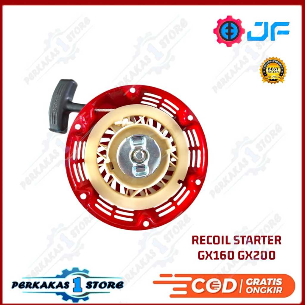 COD  JF Recoil Starter GX-160/GX-200 - Recoil Starter Assy engkol Generator Mesin GX160 GX200