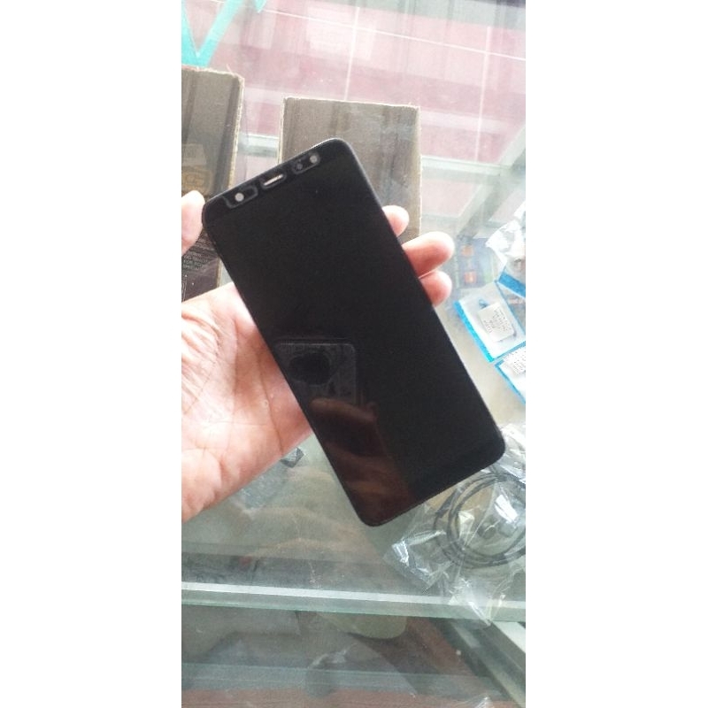 lcd touchscreen Samsung A6+ A6 plus original copotan 100% oled amoled minus nyala kedap kedip
