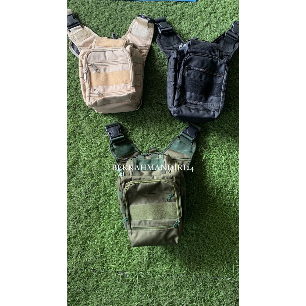 Tas Selempang Kotak Tactical TNI Tas Selendang Pria Army Cordura