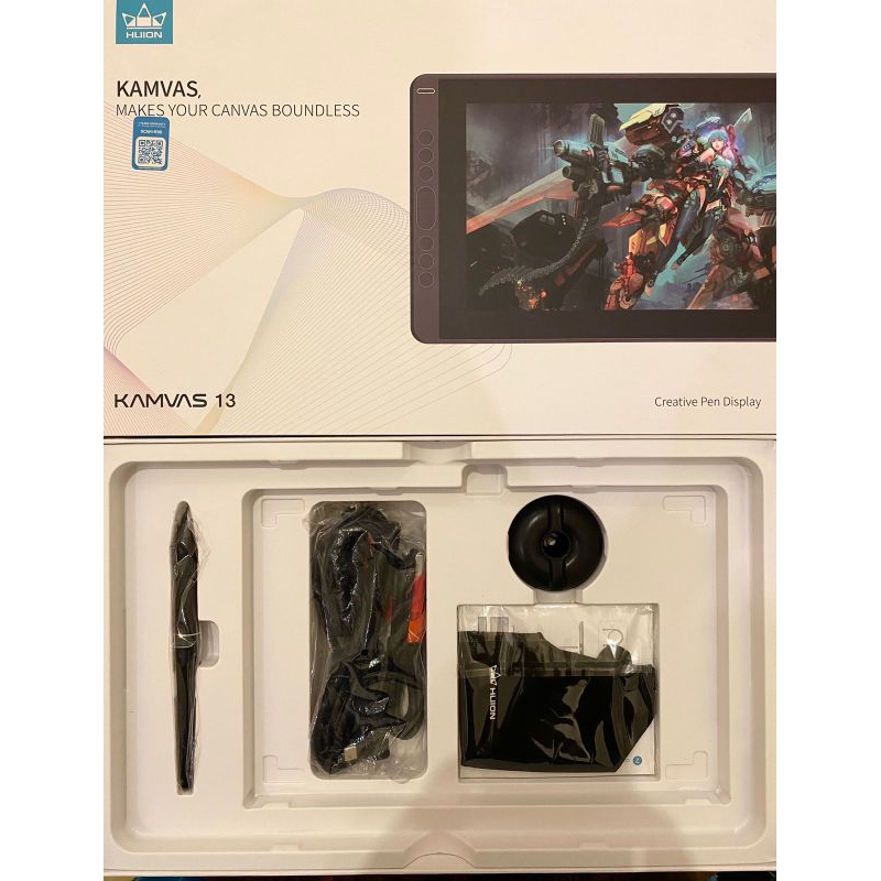 Huion Kamvas 13 Tablet Second Bagus (READY)