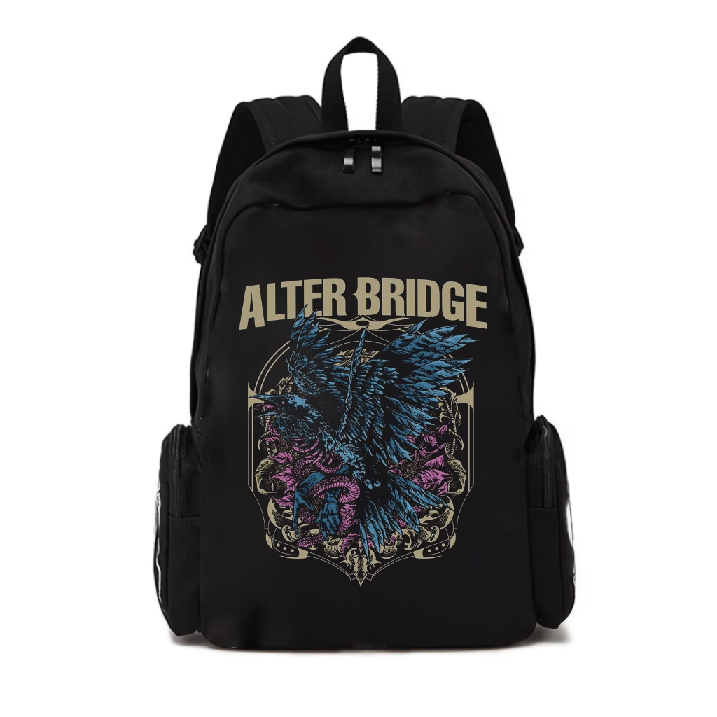 Tas Ransel Sekolah Anak Laki Laki Perempuan Remaja SD SMP SMA STM SMK Kece Keren Motif Band