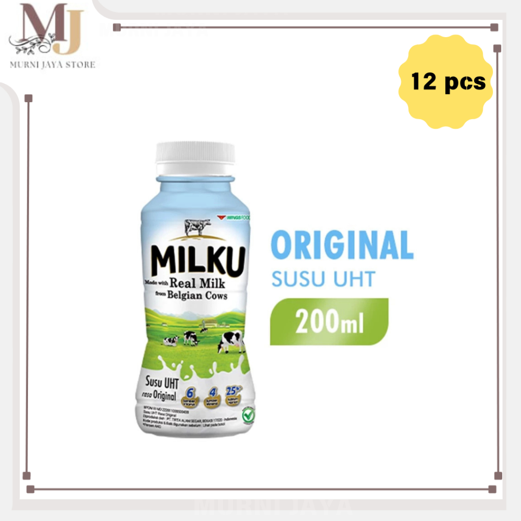 

MILKU SUSU UHT ORIGINAL 200ml DUS