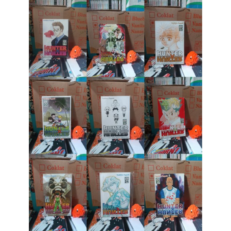 Komik Hunter x Hunter 19,20,21,22,23,24,25,26,27 / komik Hunter x Hunter vol 19,20,21,22,23,24,25,26