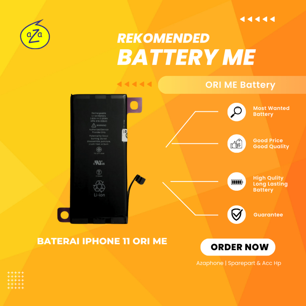Baterai Iphone 11 ORI ME
