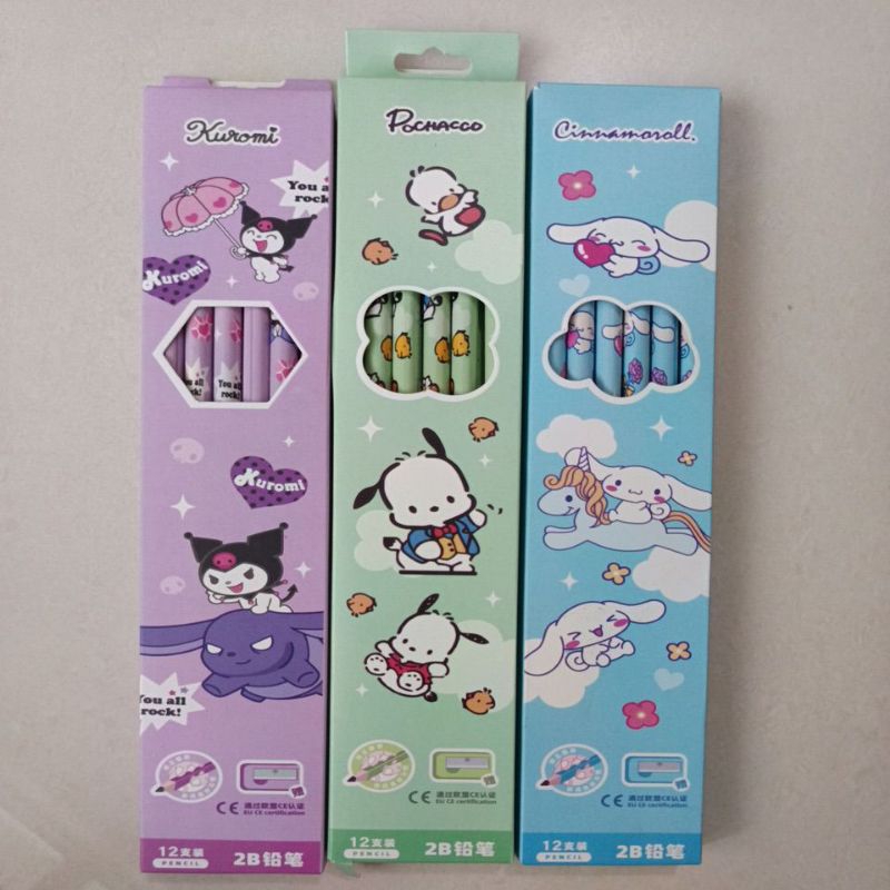

1 box pensil sanrio 2B