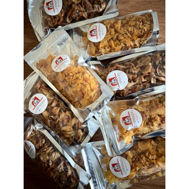 

Bundling Keripik Kentang Ebi 200Gr & Ikan Asin Balado Homemade Premium