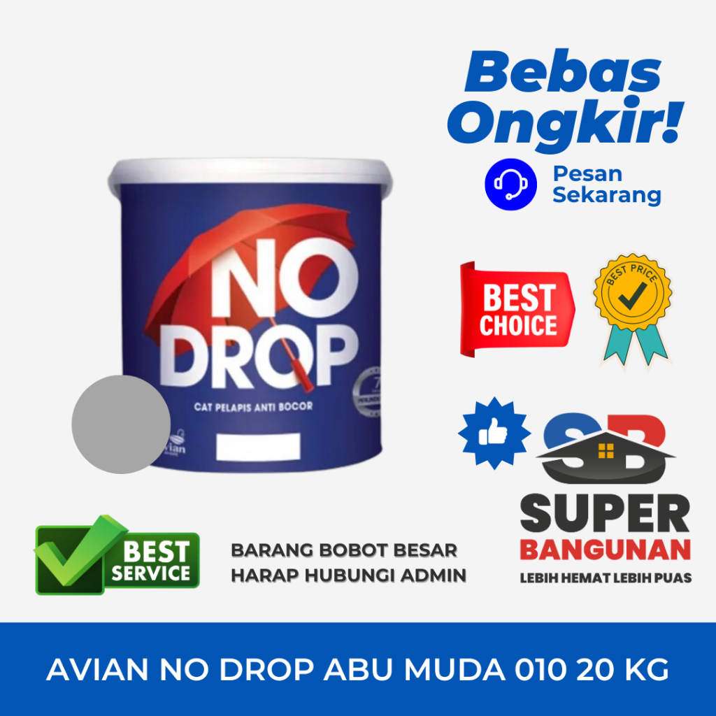 AVIAN NO DROP ABU ABU MUDA 010 20 KG