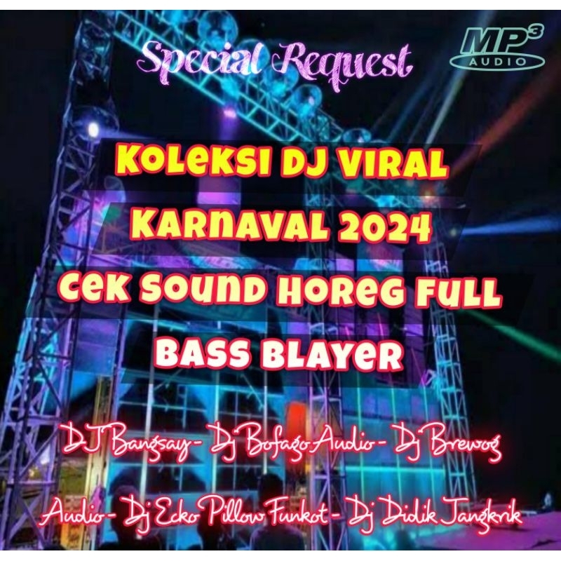 KASET CD MP3 MOBIL LAGU DJ KARNAVAL HOREG JAWA VIRAL POPULER - KASET CD MP3 AUDIO MOBIL LAGU DJ BREW