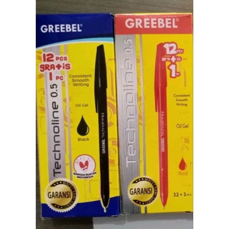 

Pulpen Greebel Technoline 0,5mm Harga per Kotak