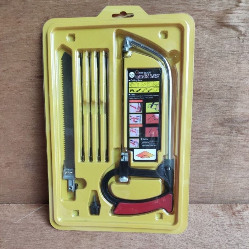 gergaji set multifungsi gergaji tangan multifungsi kerajinan potong triplek besi kayu alumunium PCB 