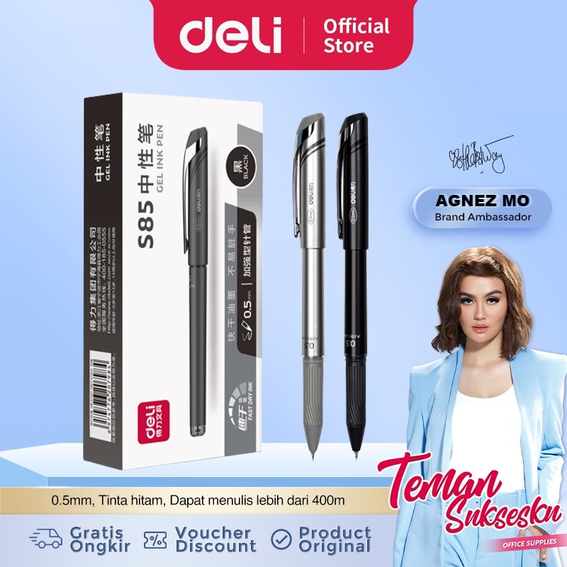 

TBMO ECER DELI GEL PEN BLACK 0.5MM S85