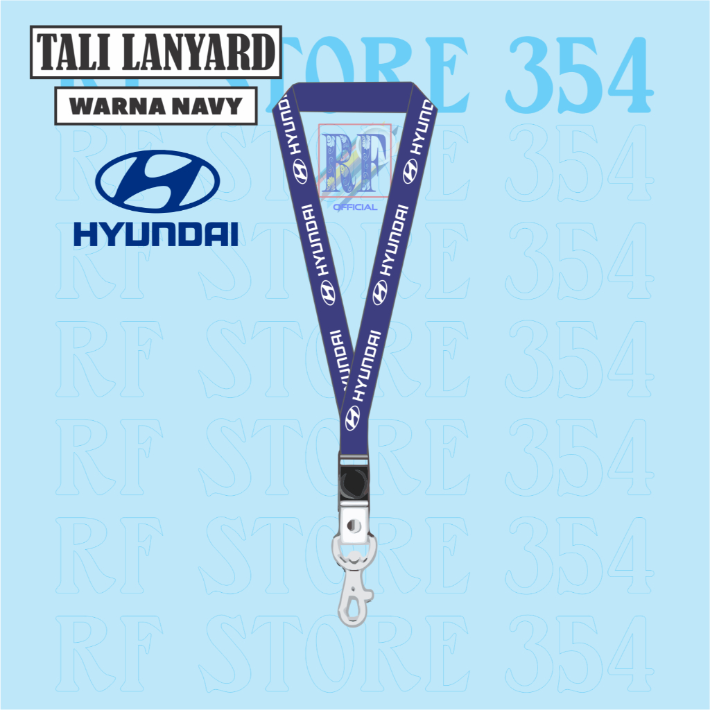 

TALI LANYARD HYUNDAI - LOGO HYUNDAI NAVY - TALI ID CARD GANTUNGAN KUNCI GANTUNGAN FLASHDISK GANTUNGAN NAMETAG TALI LANYARD BEST SELLER COD