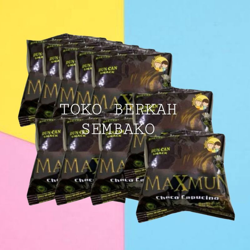 

(PACK) Chiki MAXMUN Choco Cappucino Snack 8gr Isi 10Pcs