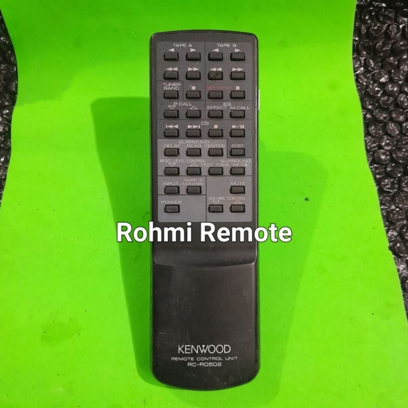 REMOTE REMOT DVD TAPE COMPO KENWOOD RC-R0502 ORIGINAL ASLI