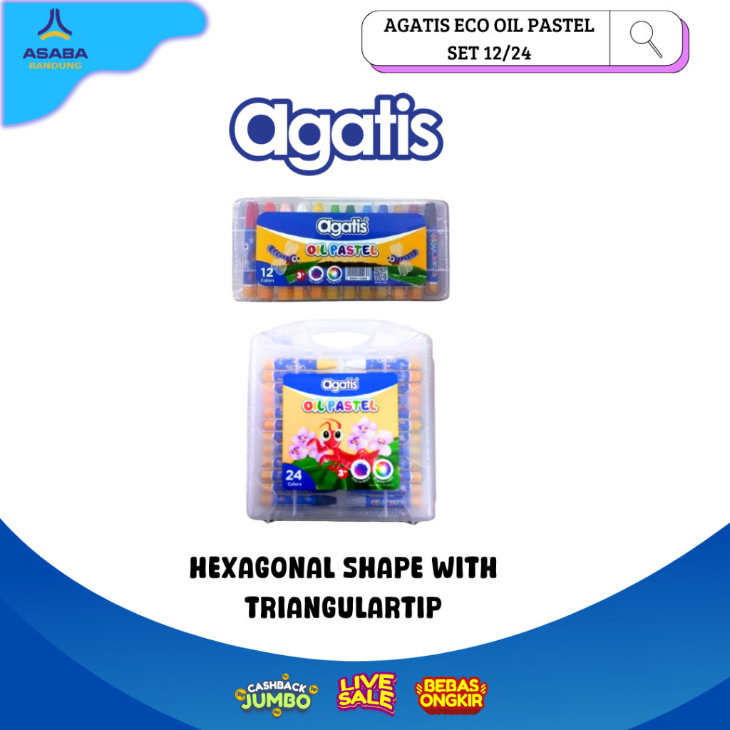 

Asaba Bandung - AGATIS - Crayon Oil Pastel Agatis Prime Krayon Minyak