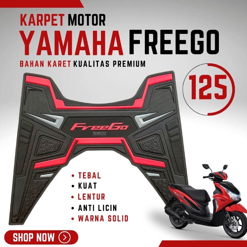 KARPET ALAS PIJAKAN MOTOR YAMAHA FREEGO AKSESORIS VARIASI FREEGO