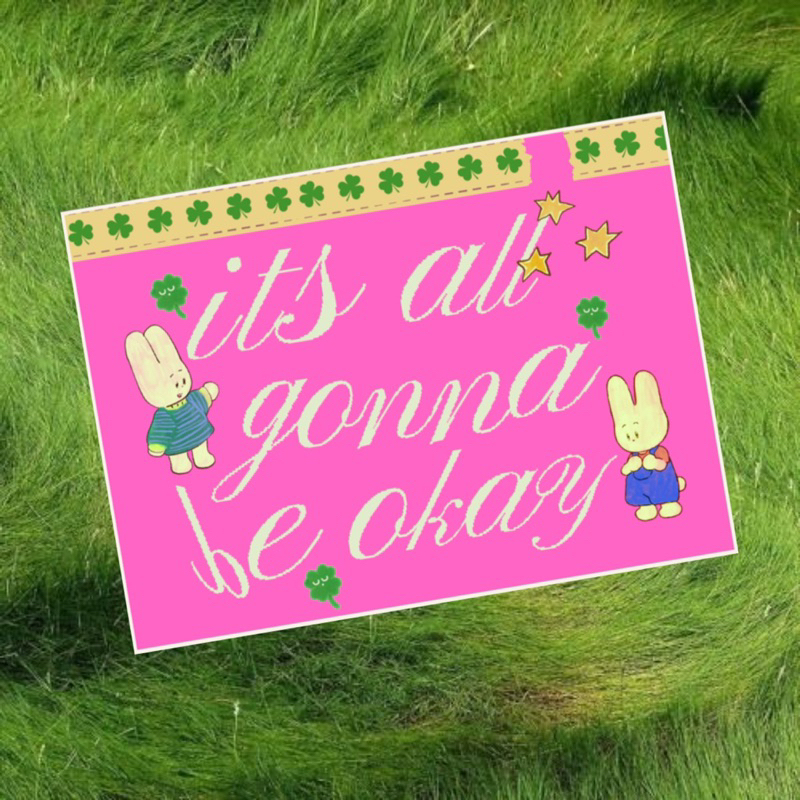 

IT’S ALL GONNA BE OKAY VINYL STICKER