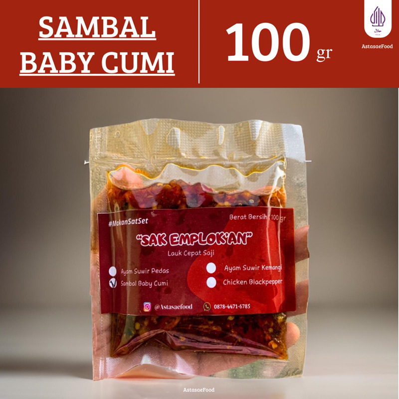 

SAMBAL BABY CUMI | SAMBAL KHAS INDONESIA | SAMBAL ENAK | SAMBAL MURAH | SAMBAL PRAKTIS | LAUK TRAVEL | LAUK CEPAT SAJI | LAUK MURAH | SAMBAL TRAVEL | SAMBAL PEDAS | SAMBAL CUMI | SAMBAL MURAH