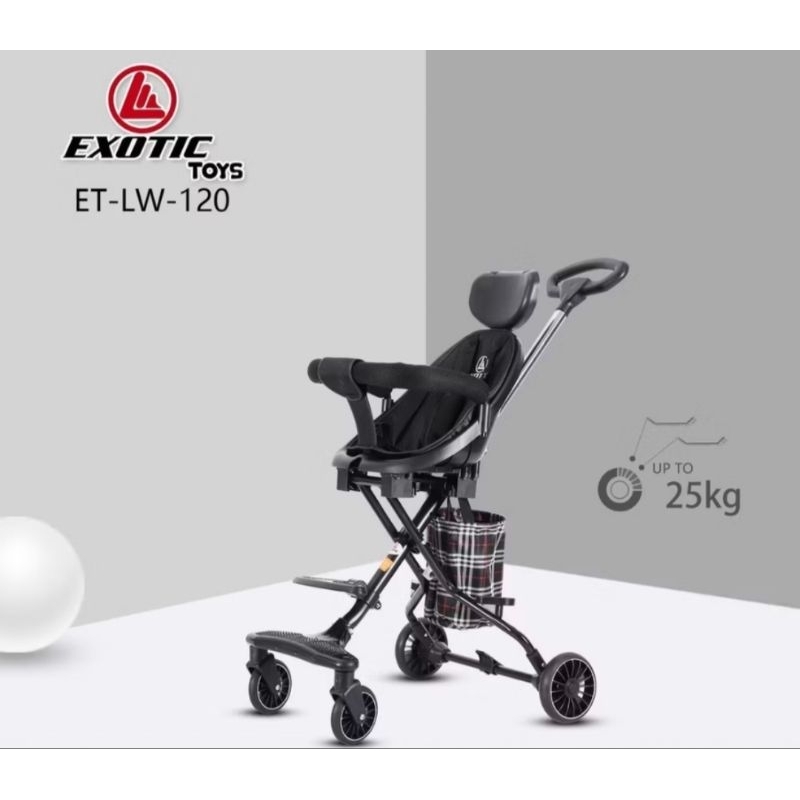 Preloved Kereta Dorong Bayi Magic Stroller Exotic ET-LW 120 Up To 25kg Kursi Putar // UNITY Egg