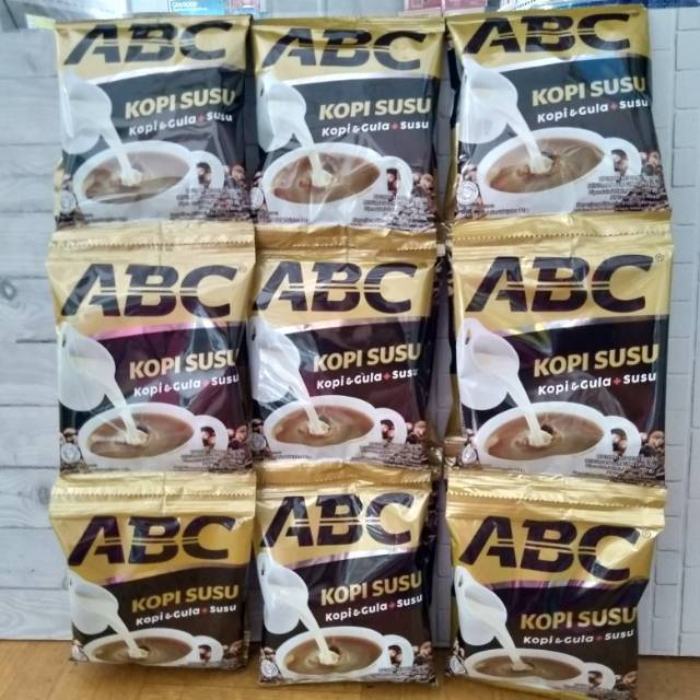 

KOPI ABC SUSU 30GRAM ISI 10 SASET