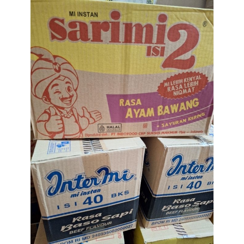 

Sarimie Isi 2 Mie Instan Rasa Ayam Bawang (1dus isi 24pcs)