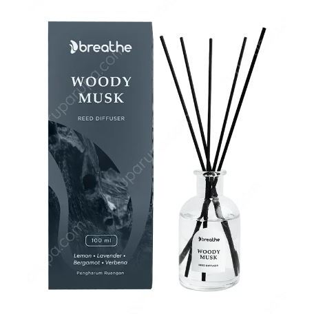 Breathe 100 Ml Reed Diffuser Cotton Bloom Woody Musk