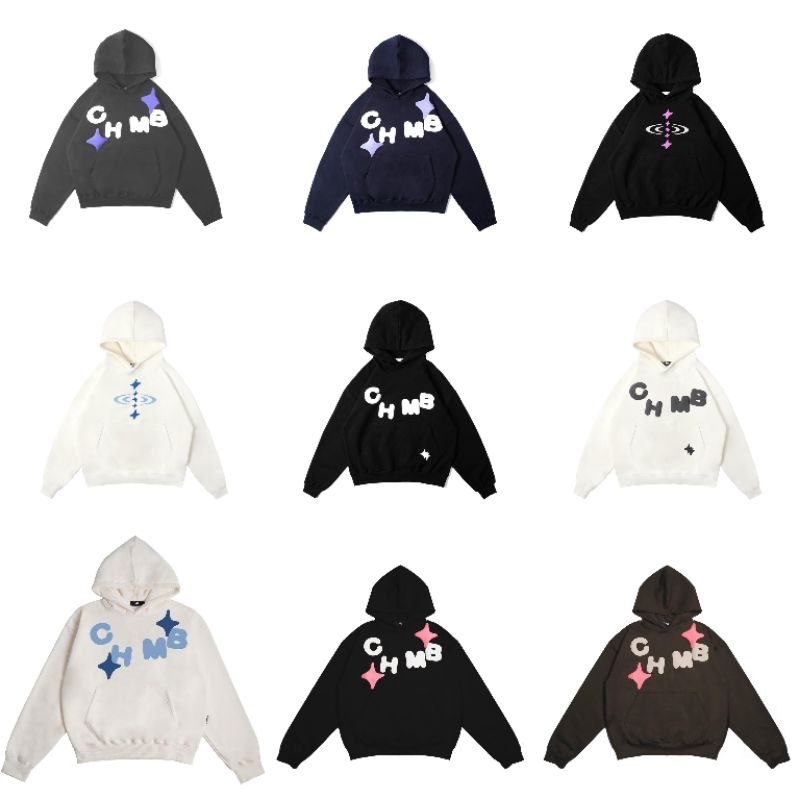 [ORIGINAL 100%] CHMABREDELAVAIN SHOOTING LOVE NAVY // SHOTING LOVE GREY // BLESED WHITE // BLESED BL