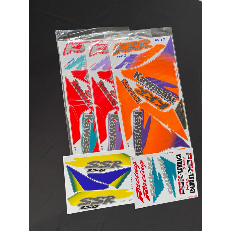 striping kawasaki ninja ssr krr 1997 Se 150 kodak paper original thailand Striping KRR SSR 150 thail