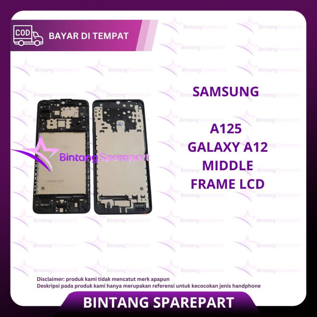 MIDDLE FRAME LCD SAMSUNG A125 ( GALAXY A12 )