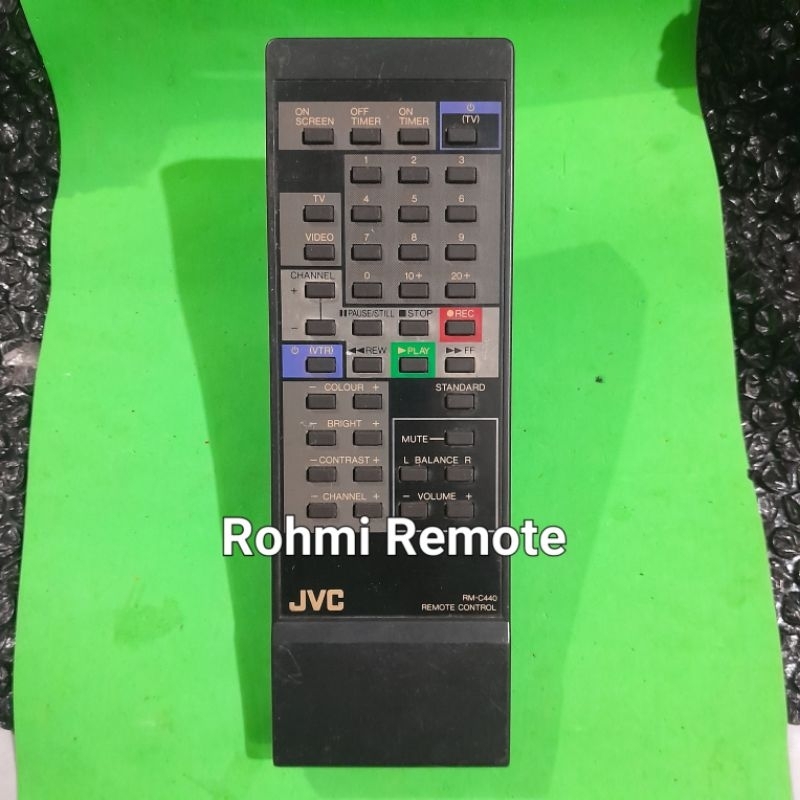 REMOTE REMOT TV TABUNG JVC RM-C440 KOTAK ORIGINAL ASLI