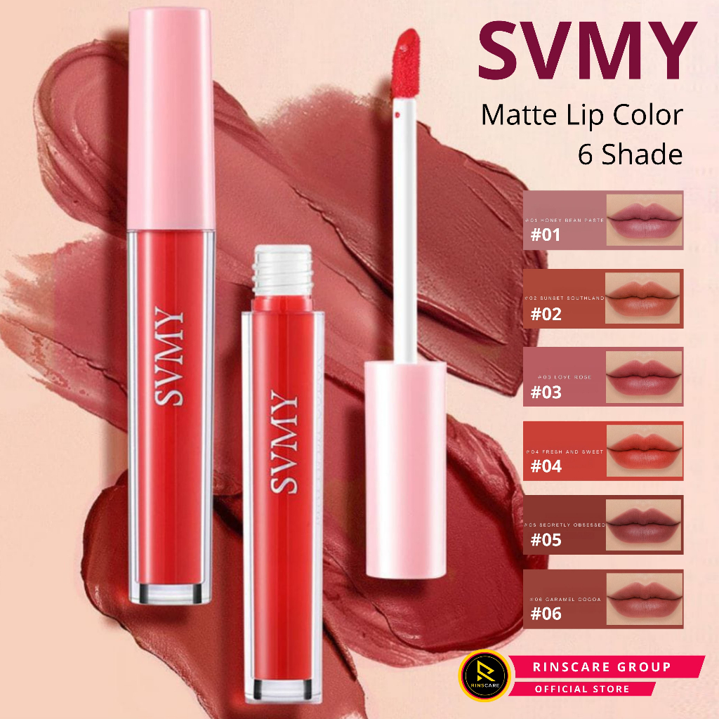 [ SVMY LIPSTIK ] SVMY 1085 Matte Lip Color Waterproof & Longlasting