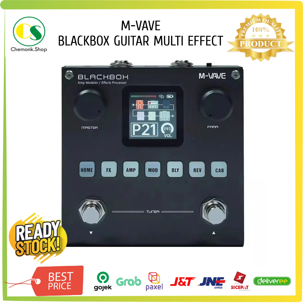 Efek Gitar M-Vave BlackBox Multi Effect