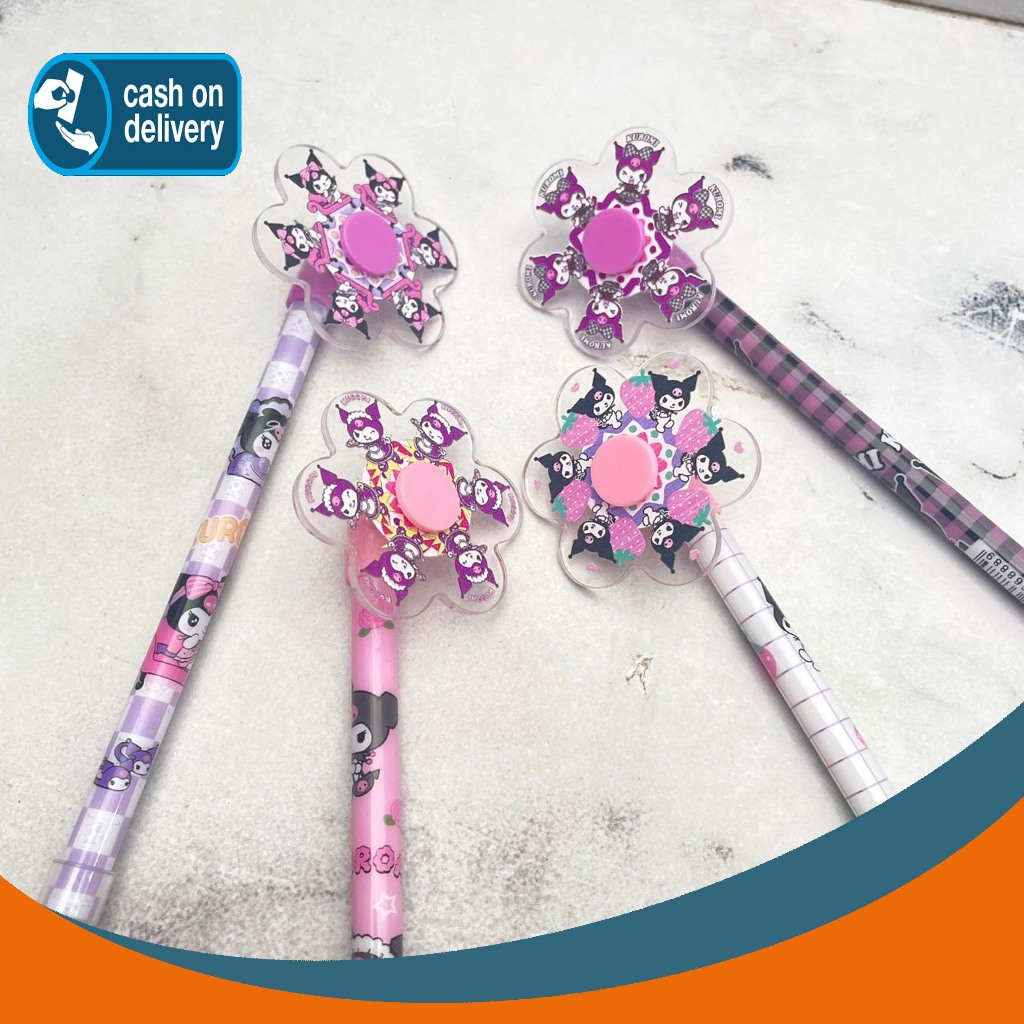 

PULPEN GEL SPINNER KINCIR SANRIO PGK-1524 KUROMI MAINAN PUTAR PEN PENA BOLPEN BOLPOIN LUCU ANAK ALAT TULIS KANTOR SEKOLAH MURAH TERMURAH COD