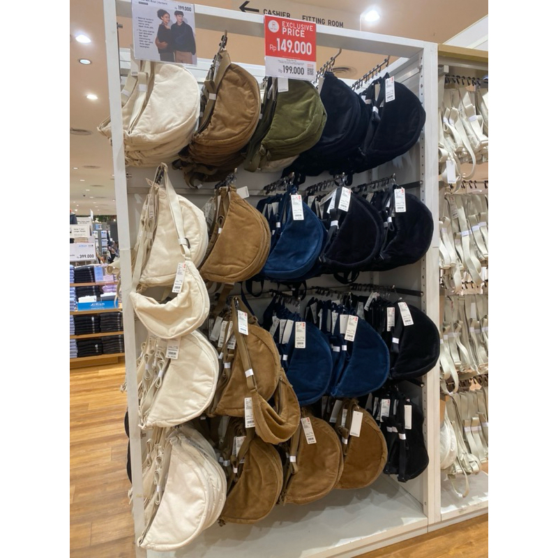 Tas Uniqlo Jastip Sale Corduroy