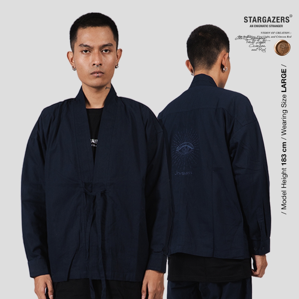Stargazers - Auge Kimono Navy
